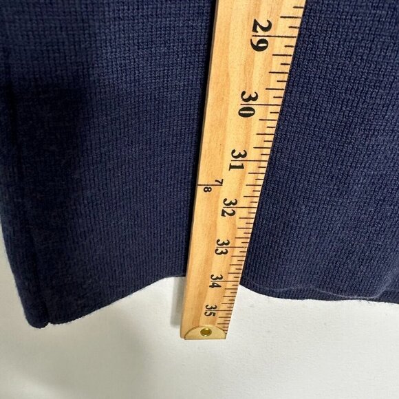 Boden 100% Wool Colorblock Duster Cardigan Coatigan Size 6 Button Topper - Picture 11 of 11